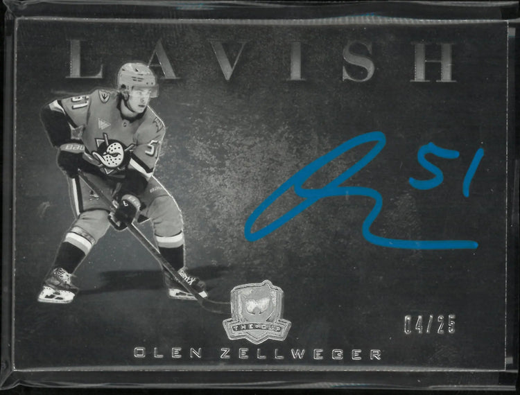 2024-25 The Cup Hockey Lavish Auto Olen Zellwegger /25 