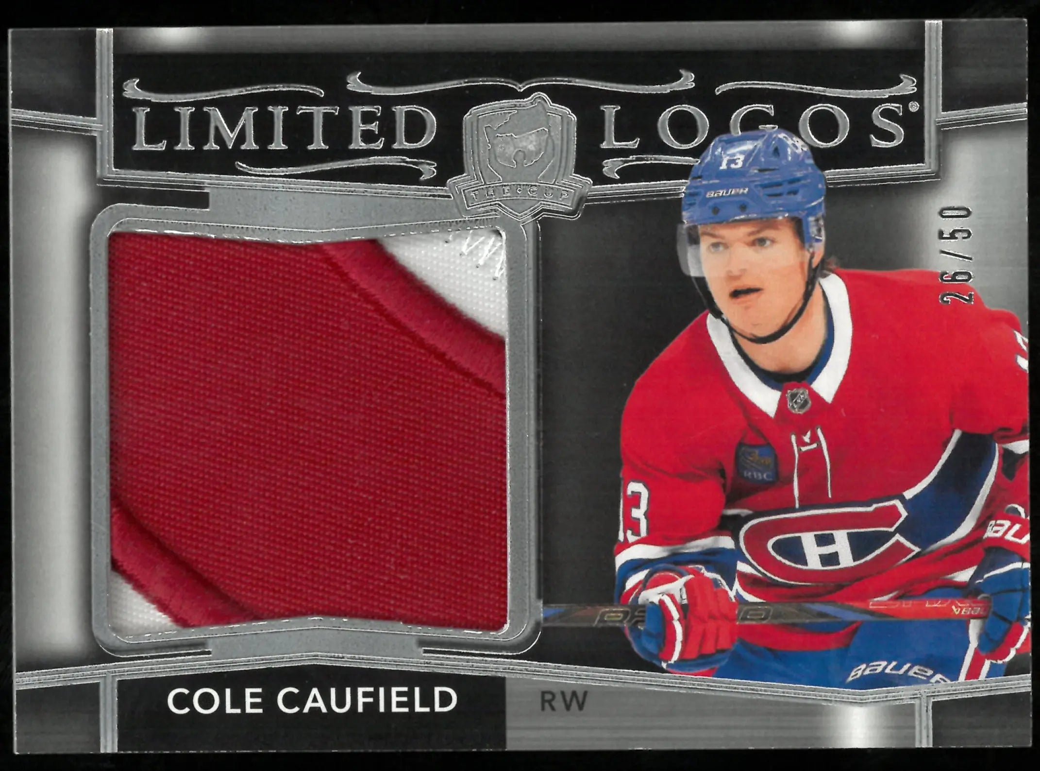 2024-25 The Cup Hockey Limited Logos Cole Caufield /50 