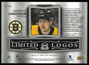 2024-25 The Cup Hockey Limited Logos Hampus Lindholm /50 
