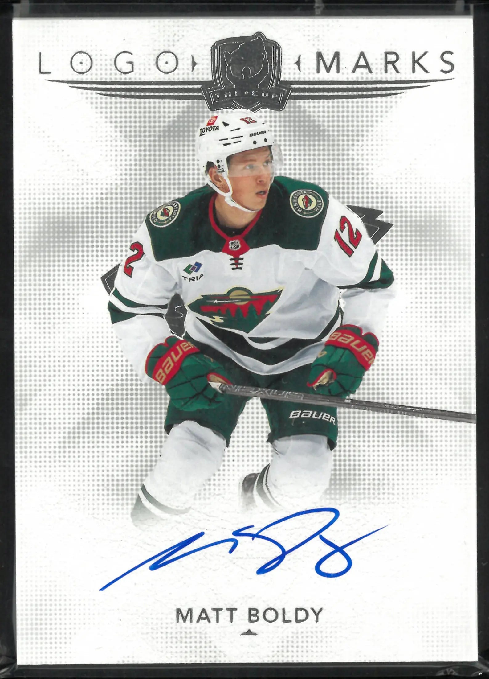 2024-25 The Cup Hockey Logo Marks Auto Matt Boldy 