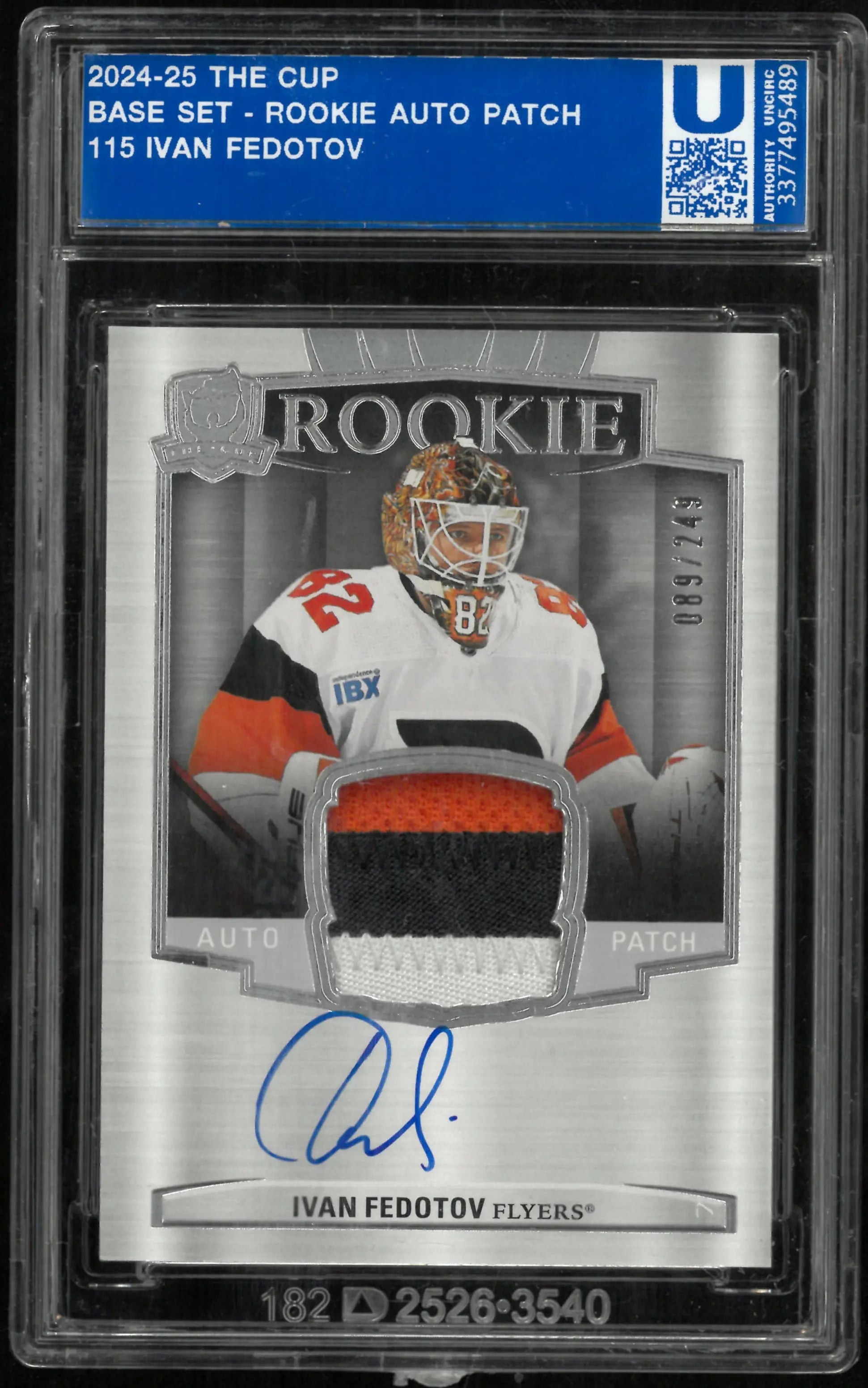 2024-25 The Cup Hockey Rookie Auto Patch Ivan Fedotov /249 