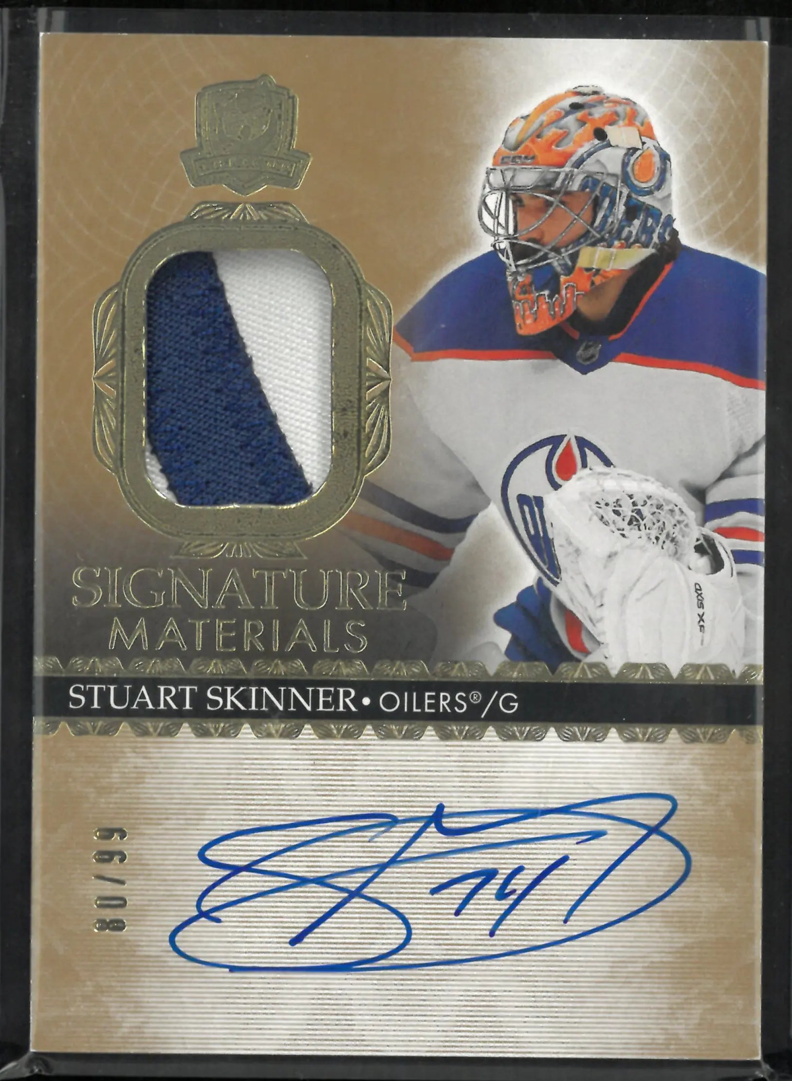 2024-25 The Cup Hockey Signature Materials Stuart Skinner /99 