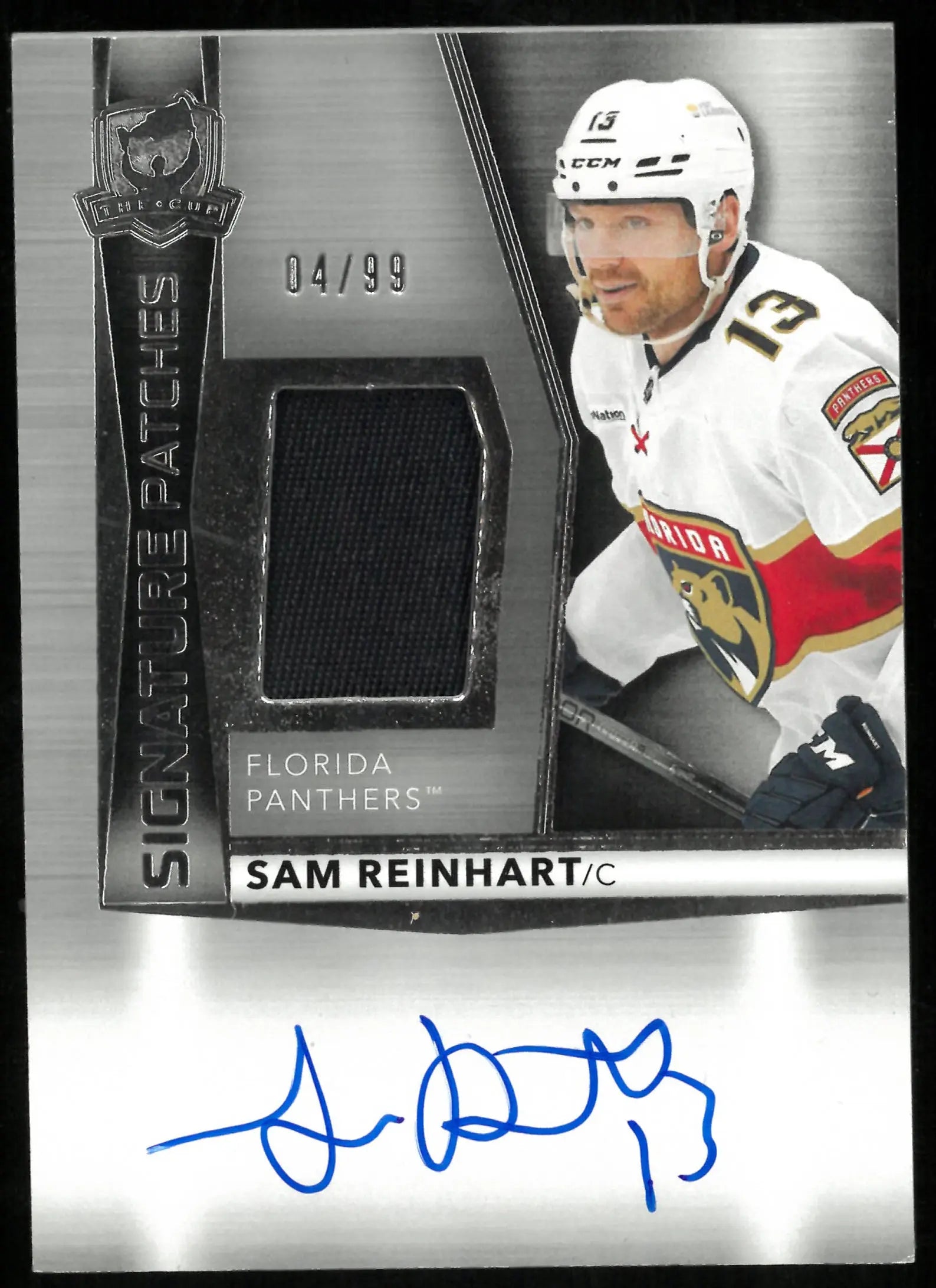 2024-25 The Cup Hockey Signature Patches Sam Reinhart /99 