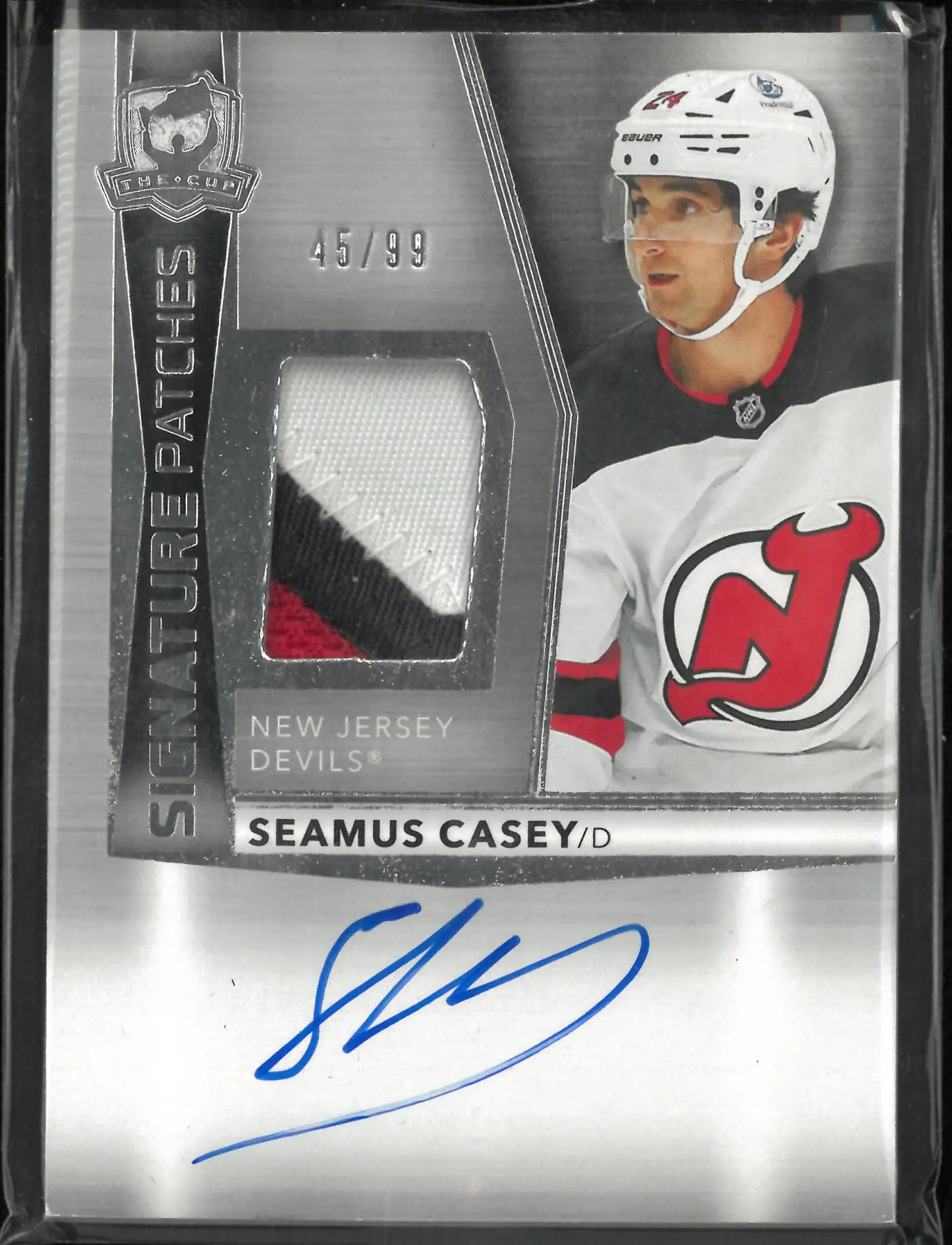 2024-25 The Cup Hockey Signature Patches Seamus Casey /99 