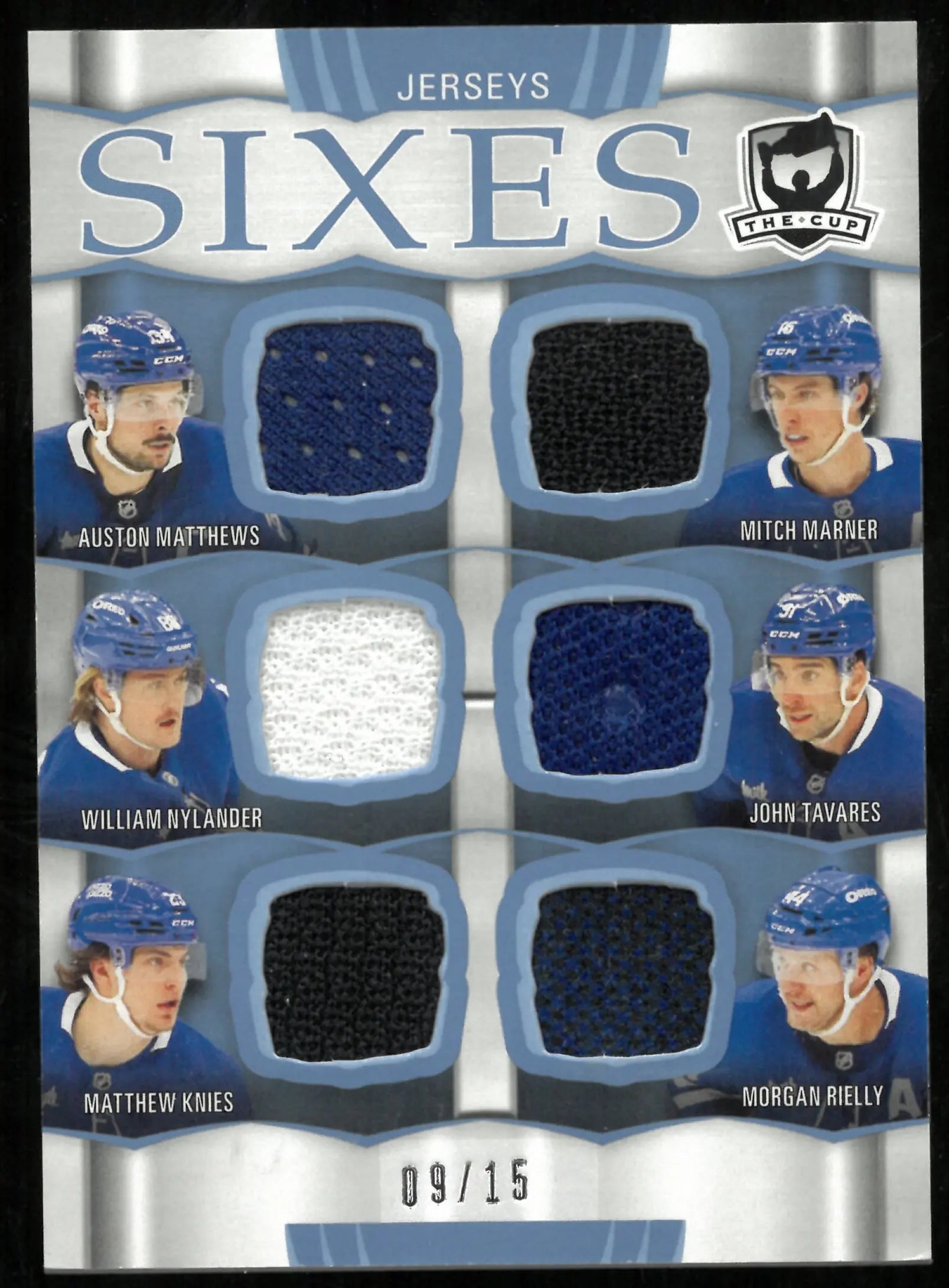 2024-25 The Cup Hockey Sixes Jerseys Matthews Marner Nylander Rielly Tavares Knies /15 
