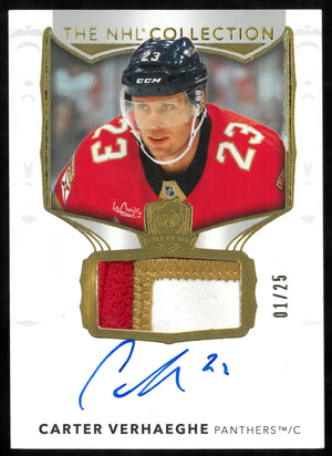 2024-25 The Cup Hockey The NHL Collection Patch Auto Carter Verhaeghe /25 