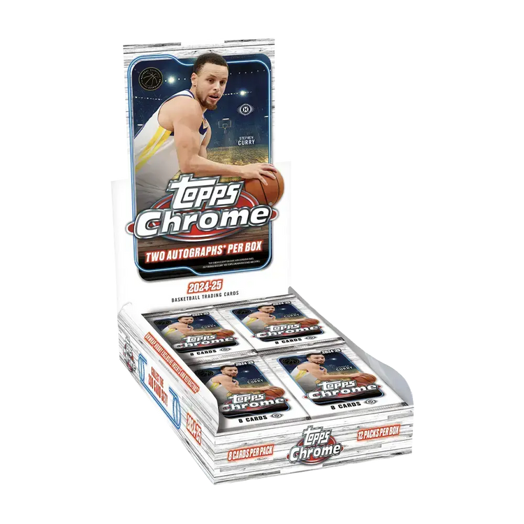 2024-25 Topps Chrome Basketball Hobby Pack (Single Pack Sales) 