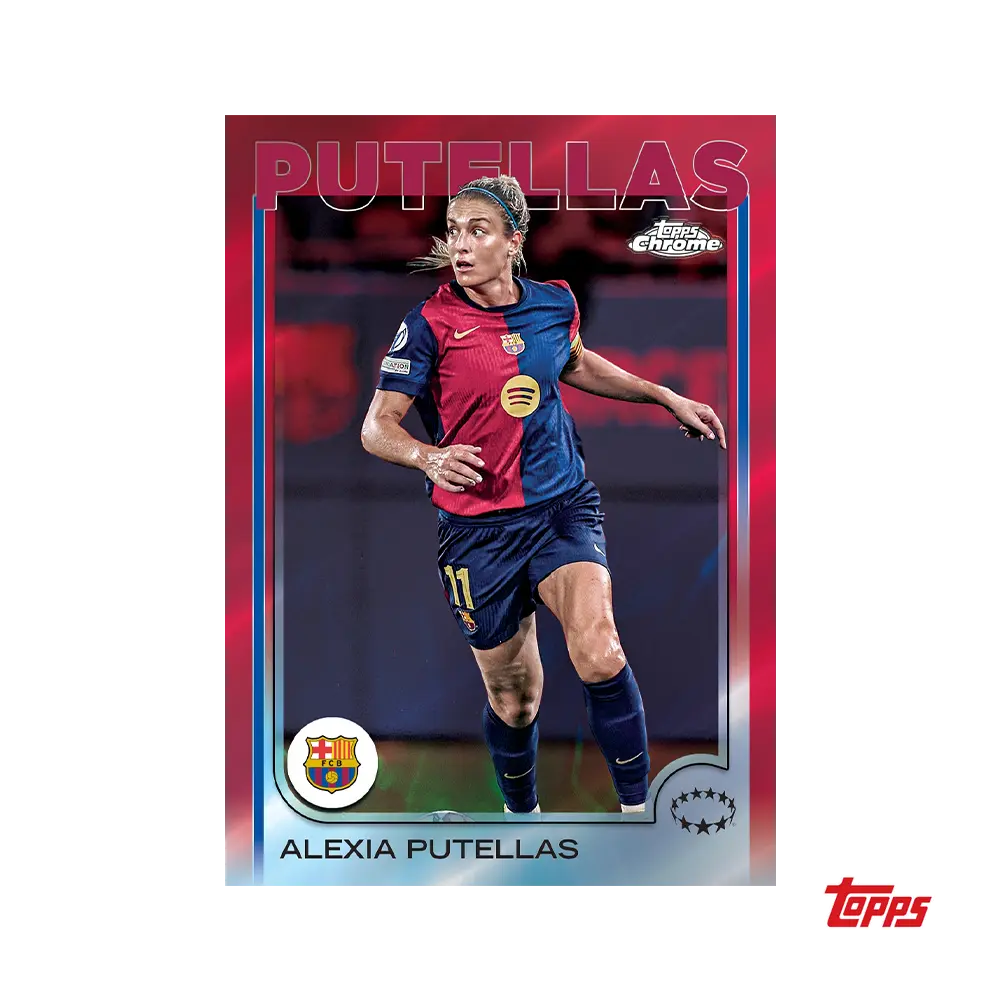 2024/25 Topps Chrome UEFA Women's Champions League Soccer Hobby Box 