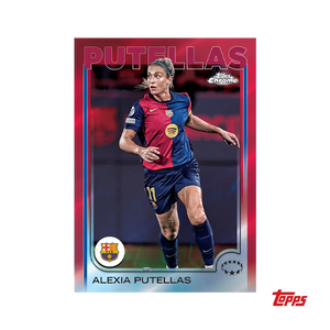 2024/25 Topps Chrome UEFA Women's Champions League Soccer Hobby Box 