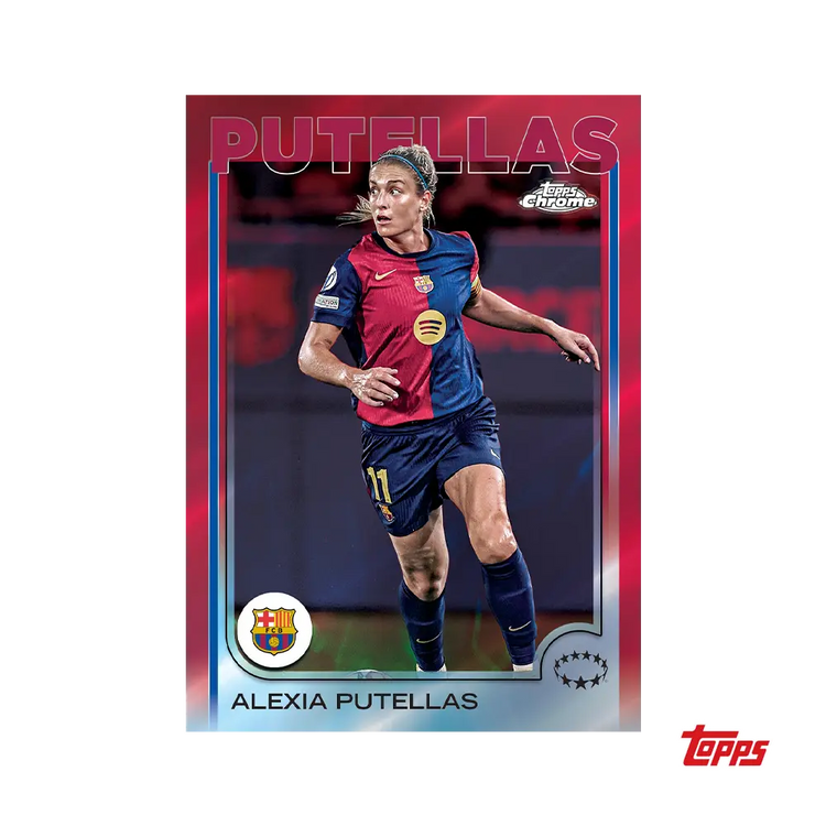 2024/25 Topps Chrome UEFA Women's Champions League Soccer Hobby Box 