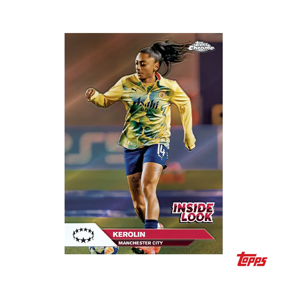 2024/25 Topps Chrome UEFA Women's Champions League Soccer Hobby Box 