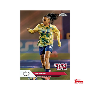 2024/25 Topps Chrome UEFA Women's Champions League Soccer Hobby Box 