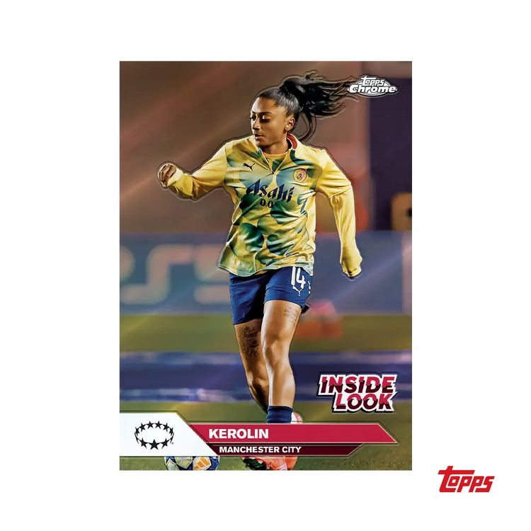 2024/25 Topps Chrome UEFA Women's Champions League Soccer Hobby Box 