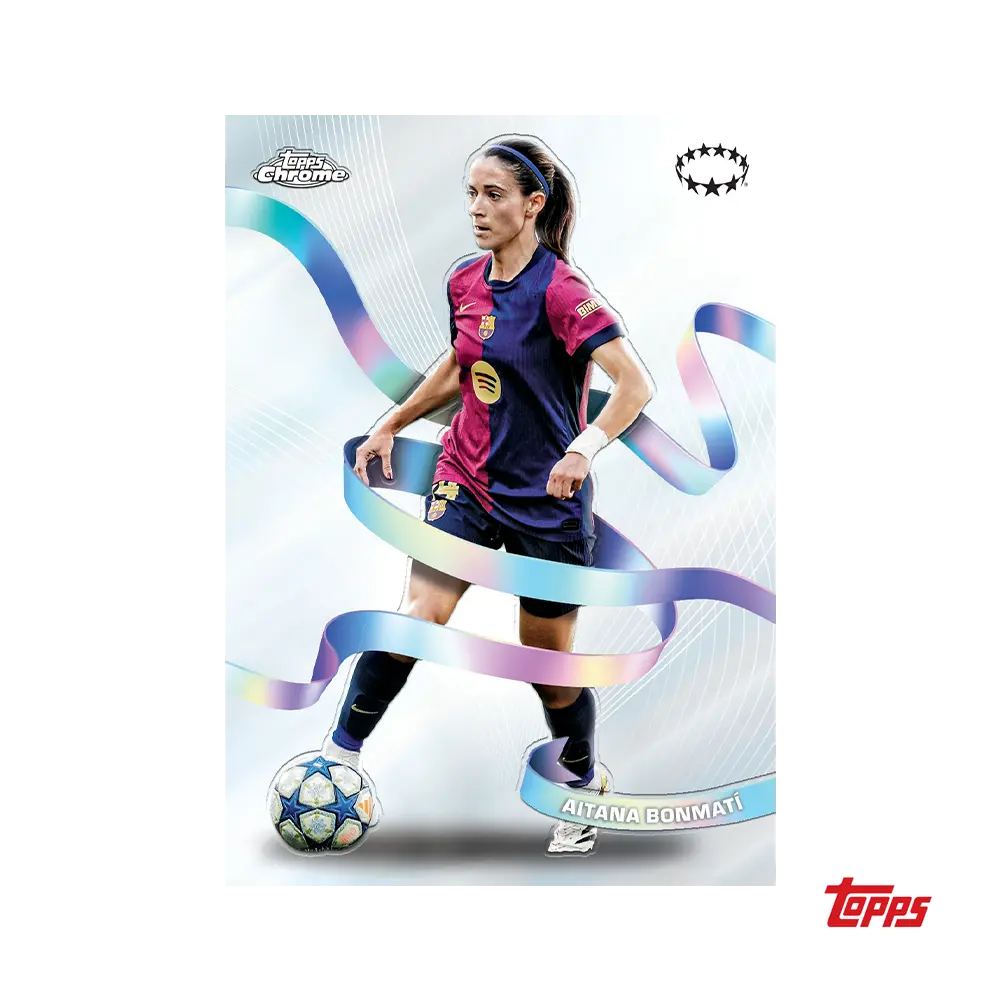 2024/25 Topps Chrome UEFA Women's Champions League Soccer Hobby Box 