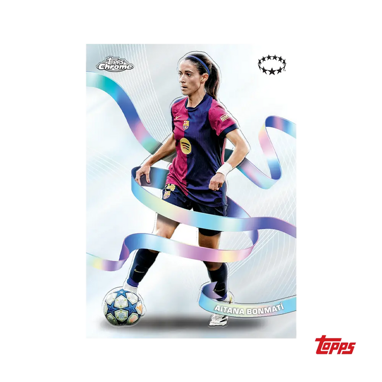 2024/25 Topps Chrome UEFA Women's Champions League Soccer Hobby Box 