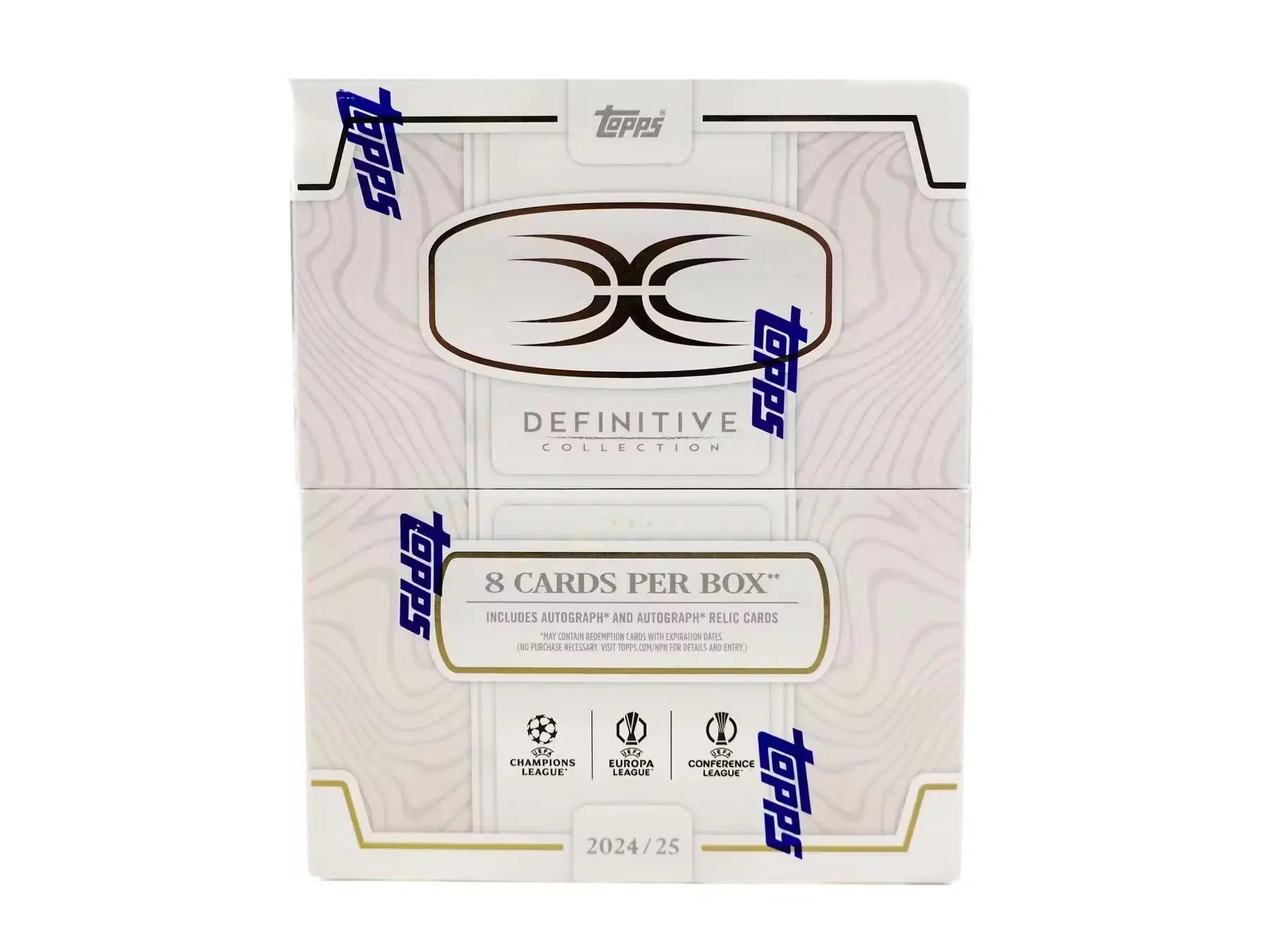 2024-25 Topps Definitive UEFA Club Competitions Soccer Hobby Box 