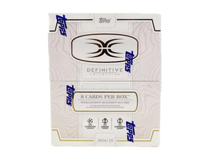 2024-25 Topps Definitive UEFA Club Competitions Soccer Hobby Box 