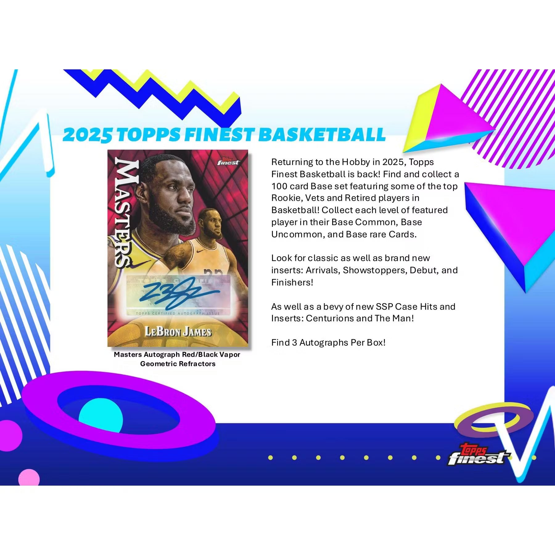 2024-25 Topps Finest Basketball Breaker Delight Box 