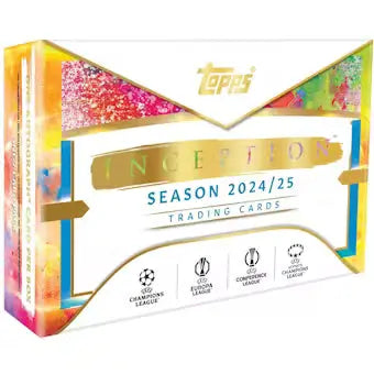 2024-25 Topps Inception UEFA Club Competitions Soccer Hobby Box 