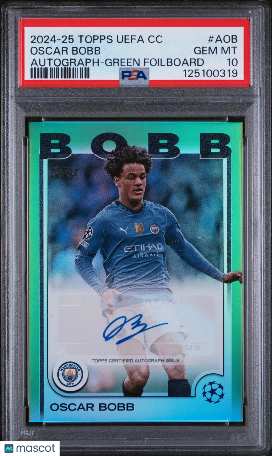 2024-25 Topps UCC Autographs Auto Oscar Bobb Green Foilboard PSA 10 /99 