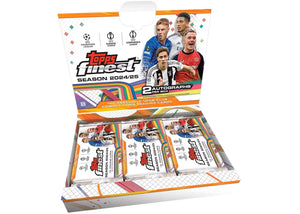 2024-25 Topps UEFA Club Competitions Finest Soccer Hobby Box 