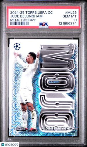 2024-25 Topps UEFA Club Competitions Mojo Chrome Jude Bellingham #MJ26 PSA 10 