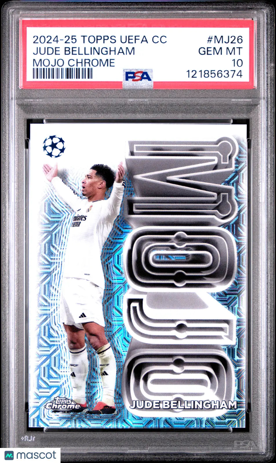 2024-25 Topps UEFA Club Competitions Mojo Chrome Jude Bellingham #MJ26 PSA 10 
