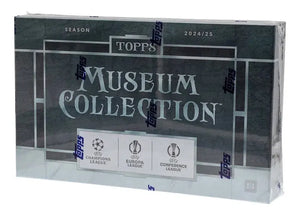 2024/25 Topps UEFA Club Competitions Museum Collection Soccer Hat-Trick Box 