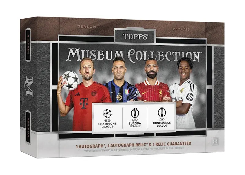 2024-25 Topps UEFA Club Competitions Museum Collection Soccer Hobby Box 