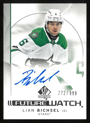 2024-25 UD SP Authentic Future Watch Autograph Rookie Lian Bichsel RC /999 