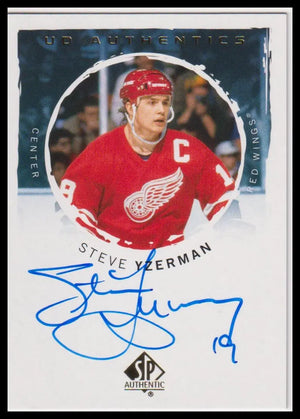 2024-25 UD SP Authentic Steve Yzerman UD Authentics Auto 