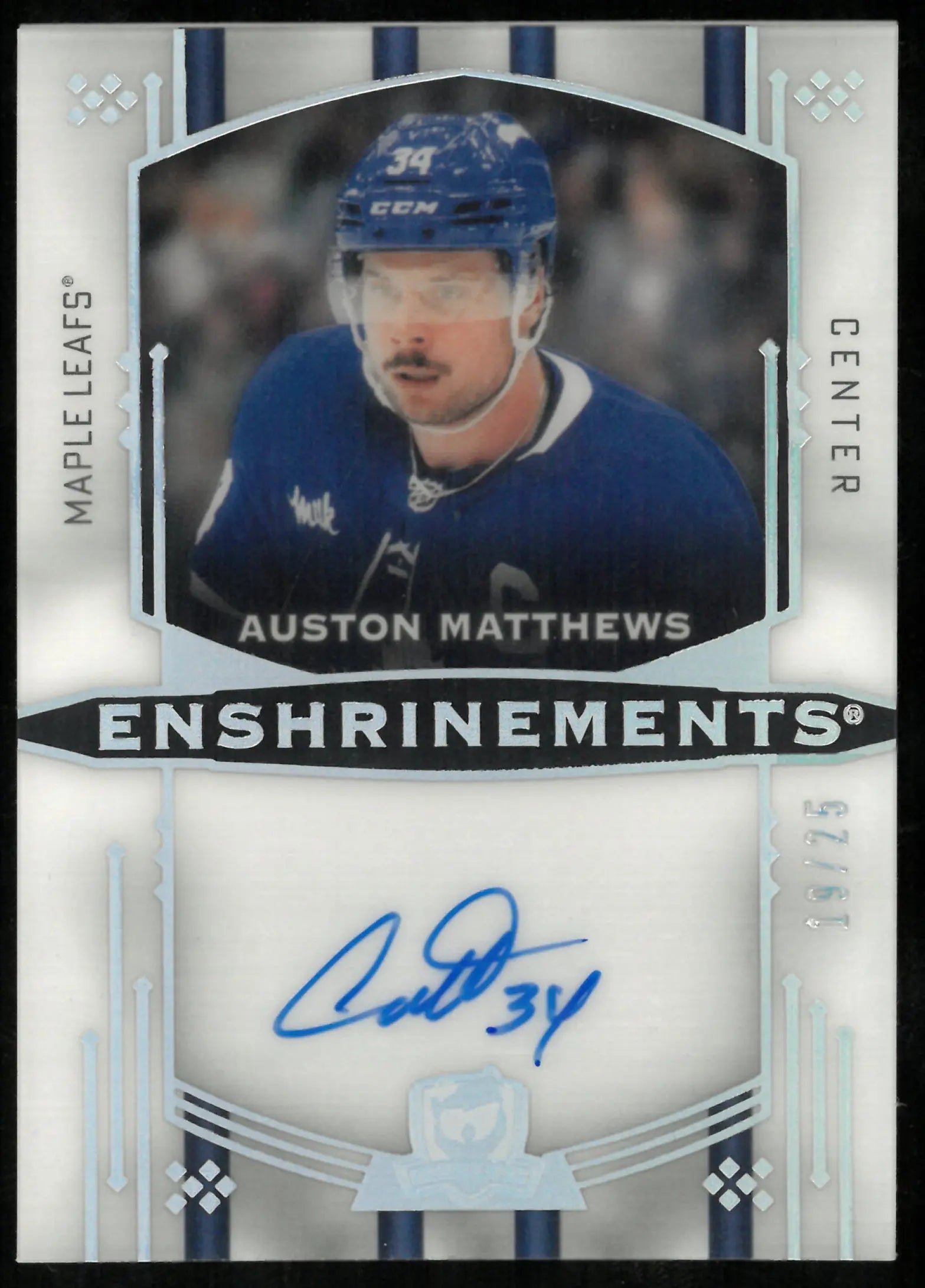 2024-25 UD The Cup Enshrinements Auto Auston Matthews /25 