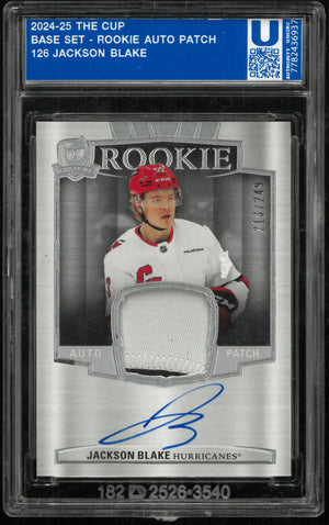 2024-25 UD The Cup Jackson Blake RC Rookie Patch Auto /249 