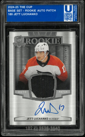 2024-25 UD The Cup Jett Luchanko RC Rookie Patch Auto /249 