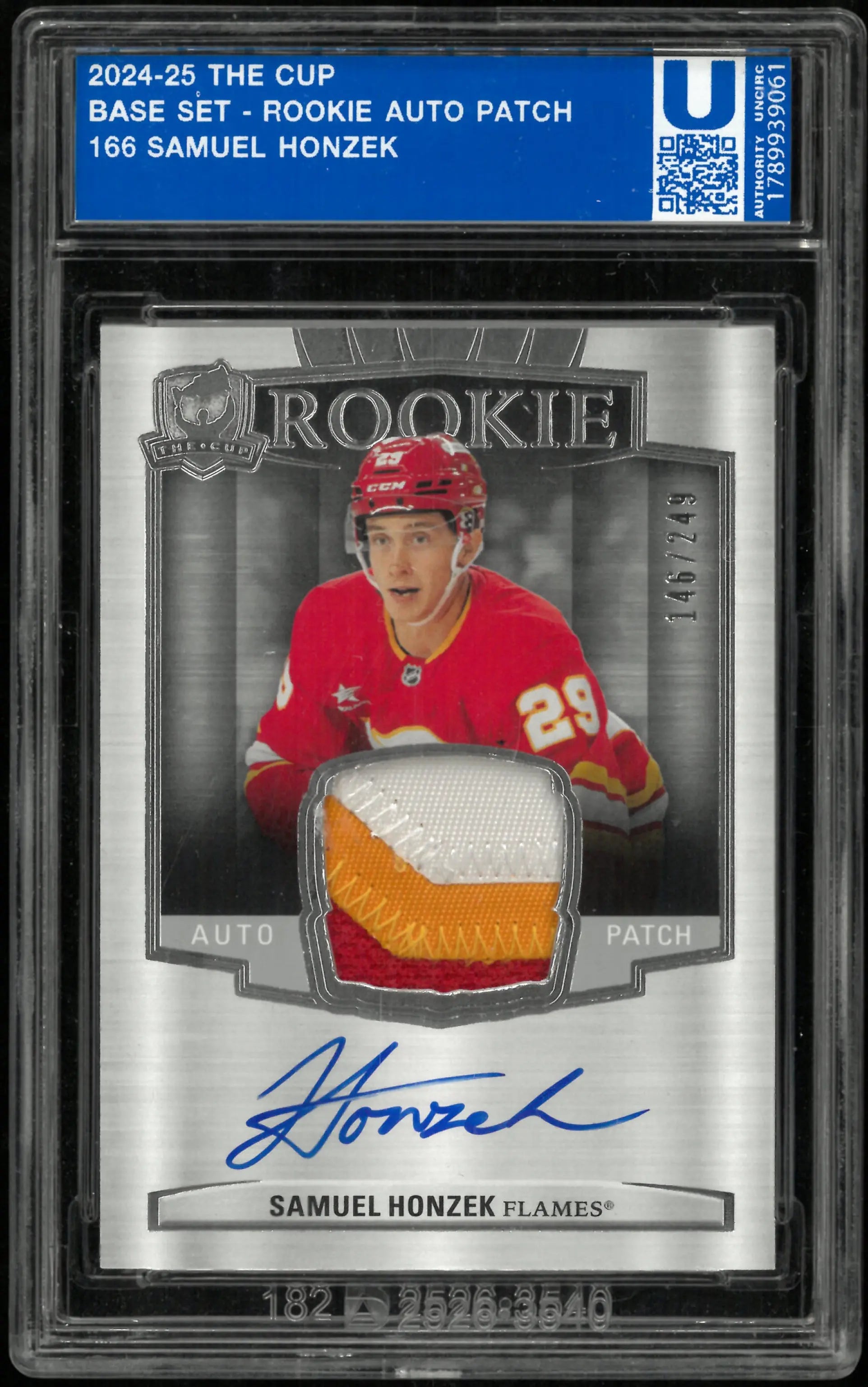 2024-25 UD The Cup Samuel Honzek RC Rookie Patch Auto /249 
