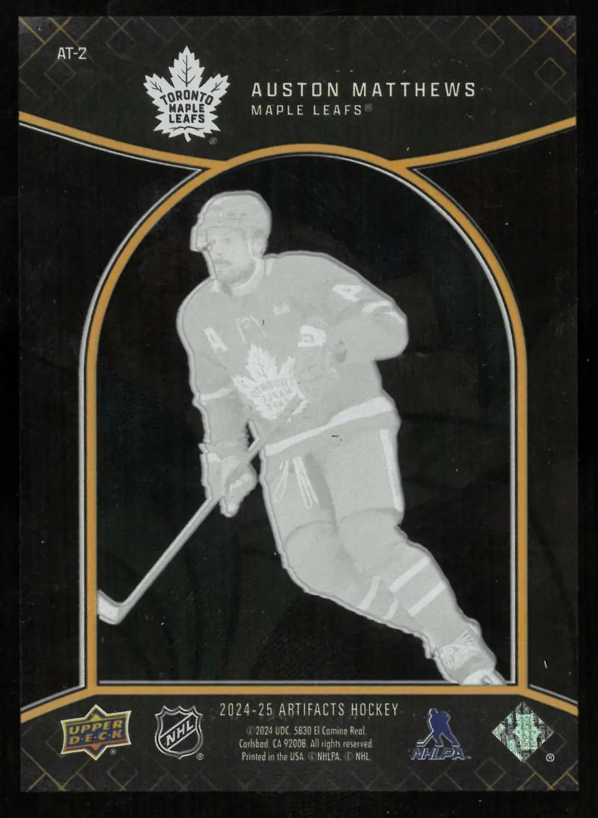2024-25 Upper Deck Artifacts Hockey Auston Matthews Antiquity Clear Cut 