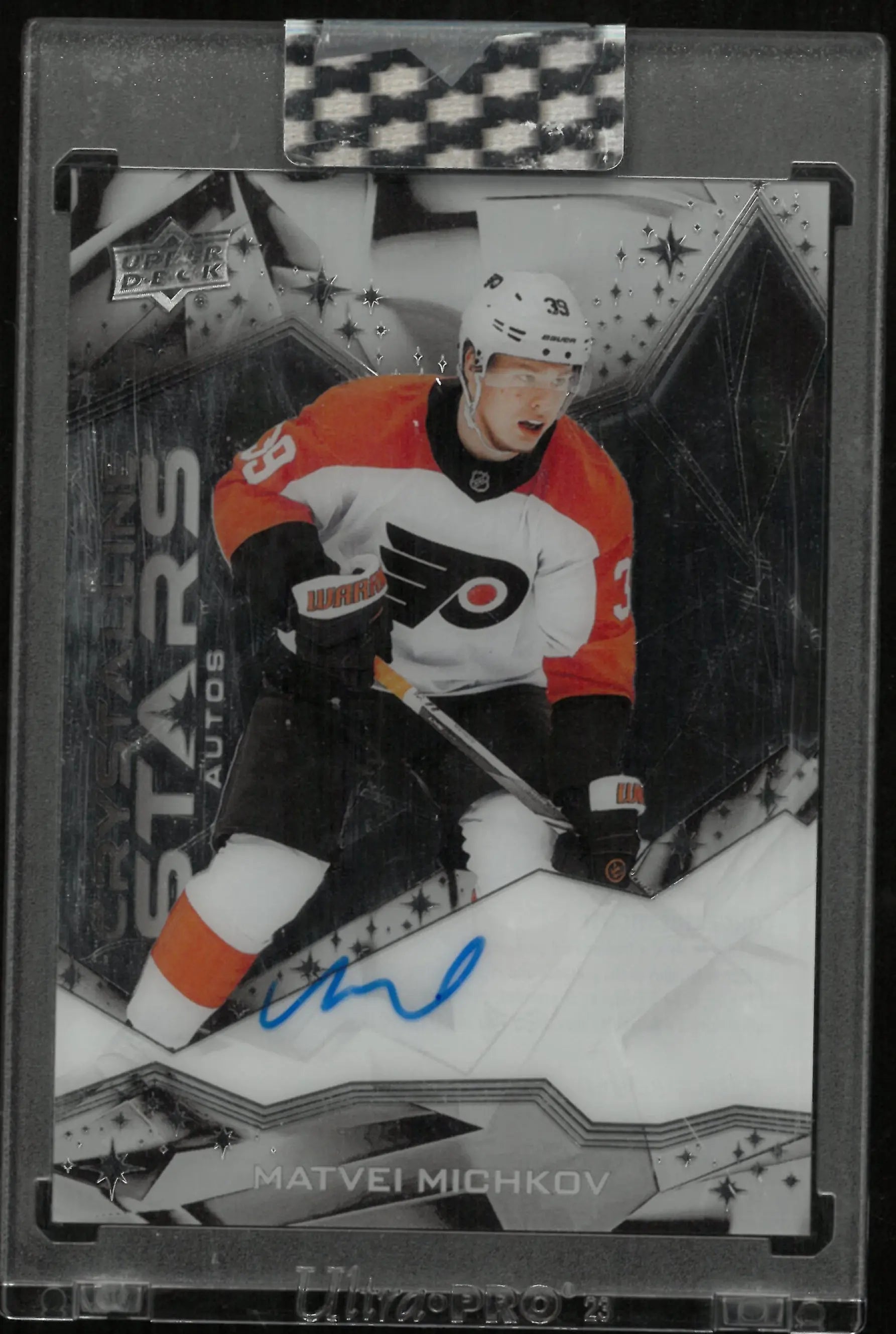 2024-25 Upper Deck Clear Cut Crystalline Stars Auto Matvei Michkov 