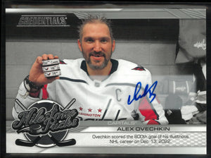 2024-25 Upper Deck Credentials Milestone Pick Autograph Alex Ovechkin Auto 