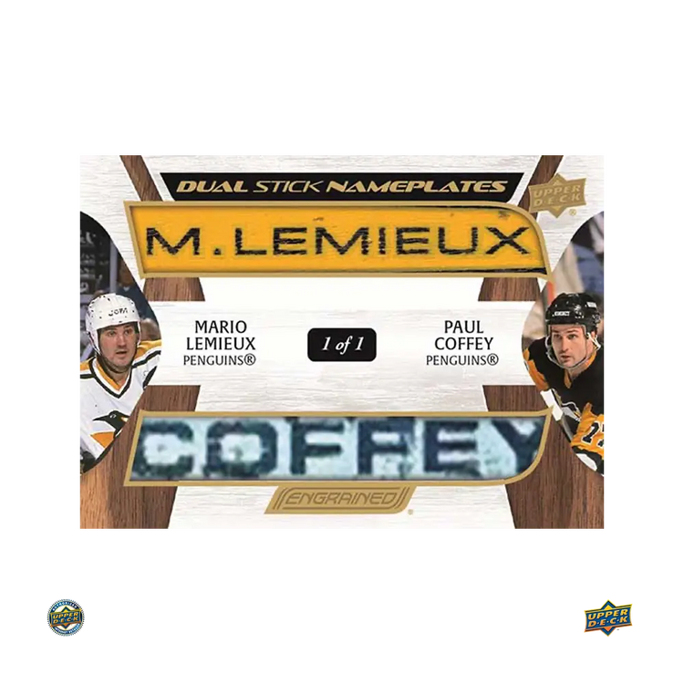 2024-25 Upper Deck Engrained Icons Hockey Hobby Box (Pre-Order) 