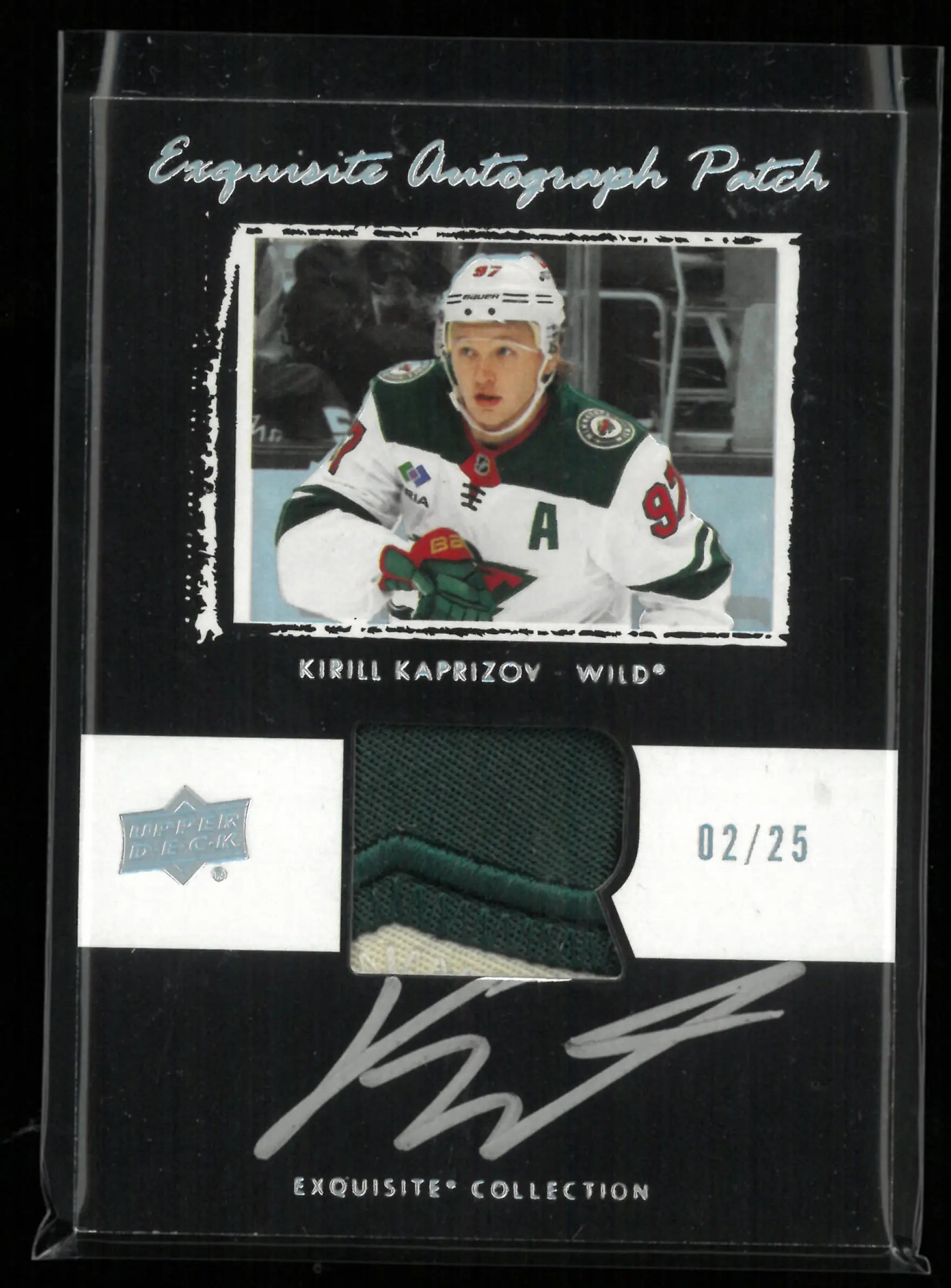 2024-25 Upper Deck Exquisite Autograph Patch Kirill Kaprizov Auto /25 