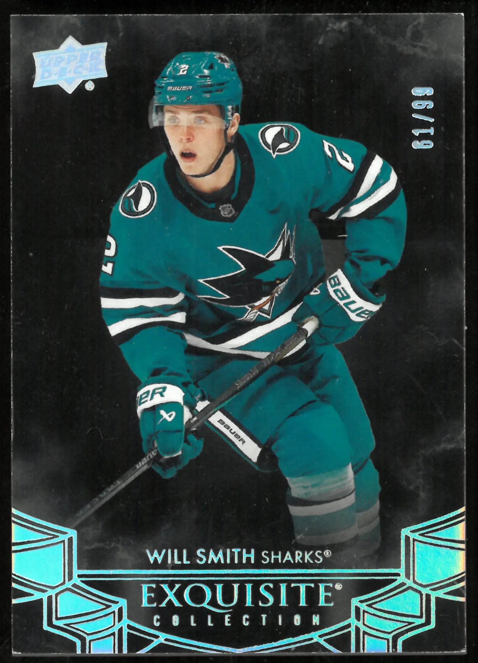 2024-25 Upper Deck Exquisite Collection Silver Rookie Will Smith /99 