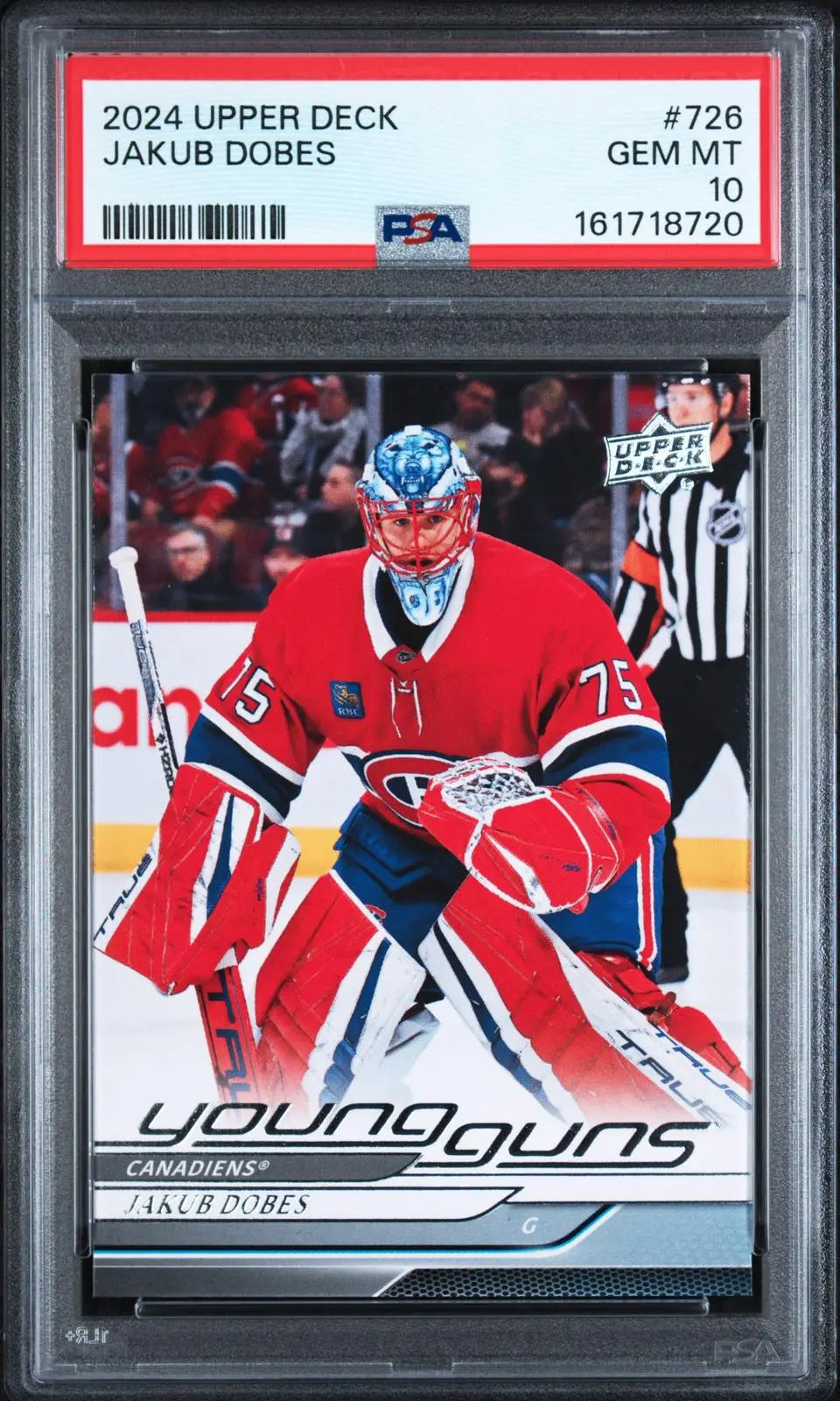 2024-25 Upper Deck Extended Series Rookie Young Guns Jakub Dobes RC PSA 10 