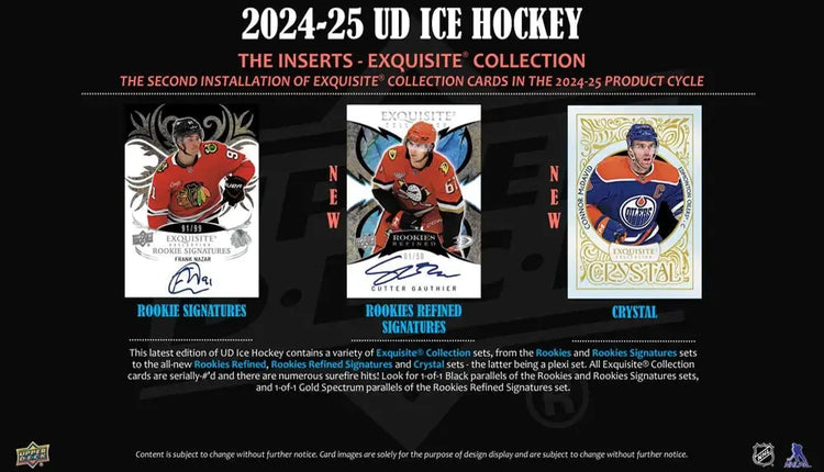 2024-25 Upper Deck Ice Hockey Hobby Single Pack Sales 