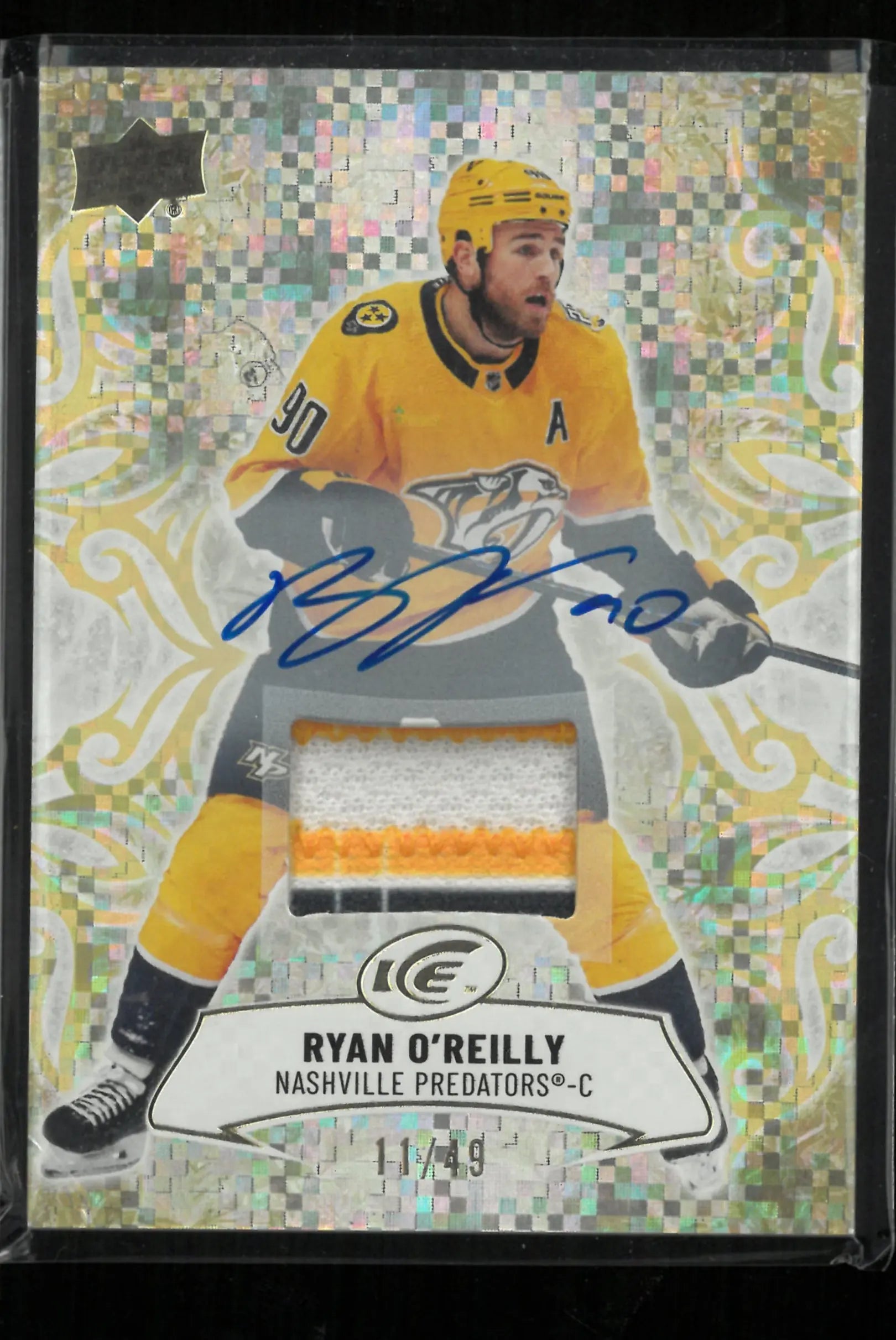 2024-25 Upper Deck Ice Hockey Ryan O'Reilly Patch Autograph /49 