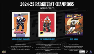 2024-25 Upper Deck Parkhurst Champions Hockey Hobby Pack (Single Pack Sales) 