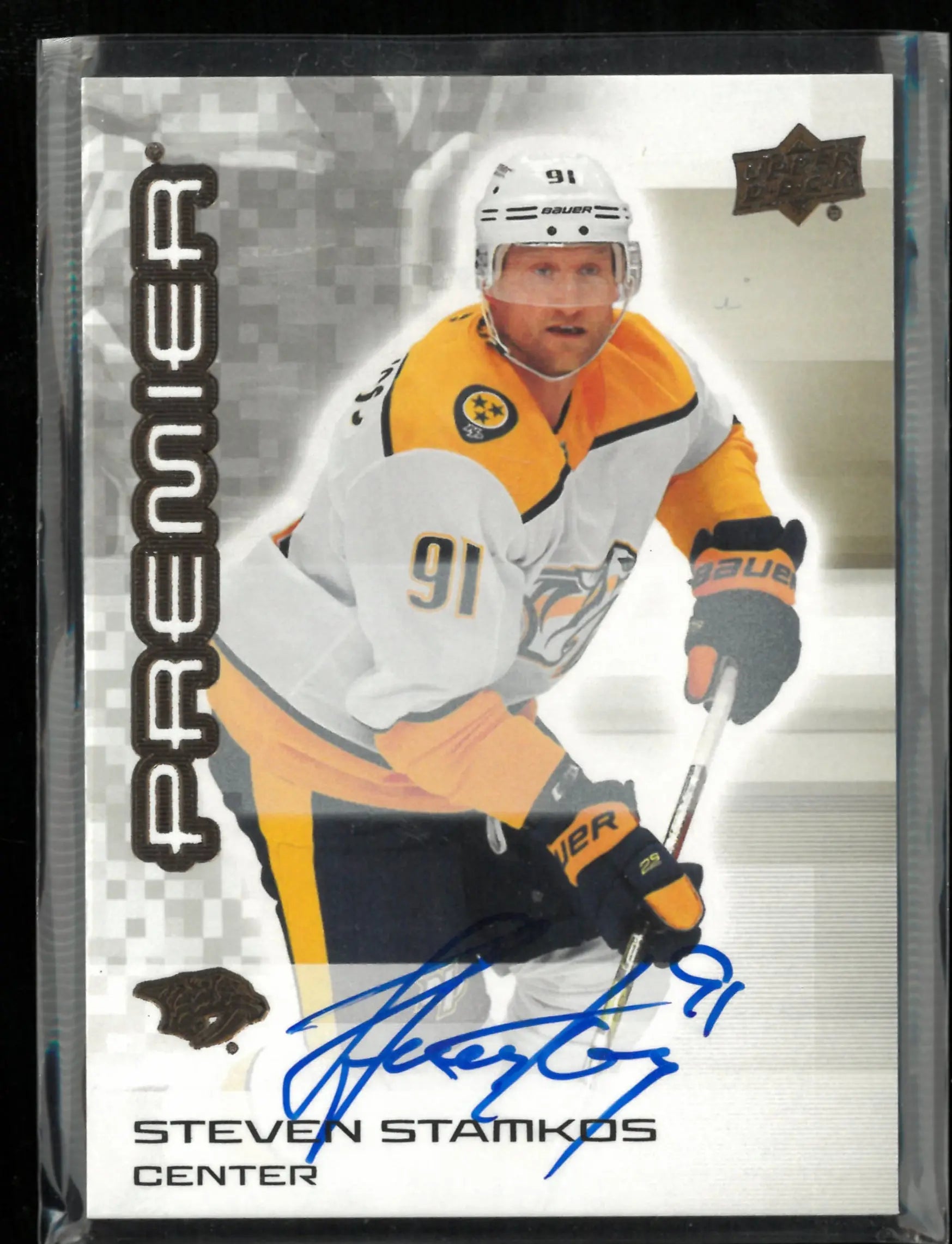 2024-25 Upper Deck Premier Bronze Auto Steven Stamkos Autograph 