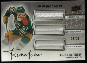 2024-25 Upper Deck Premier Hockey Twineline Kirill Kaprizov /25 
