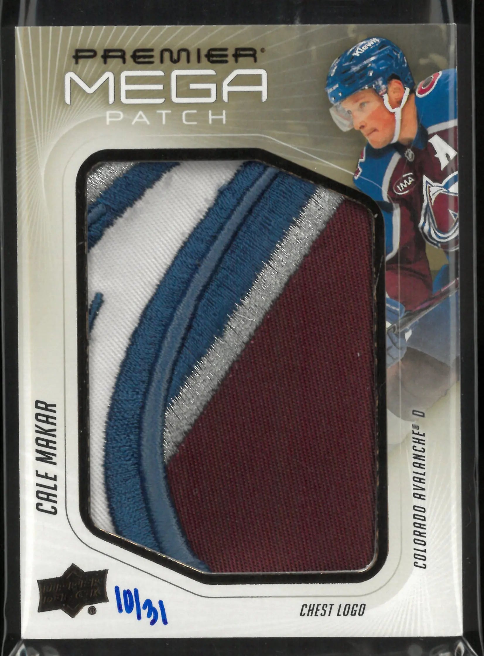 2024-25 Upper Deck Premier Mega Patch Cale Makar /31 