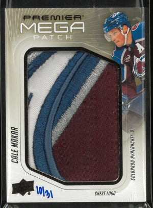 2024-25 Upper Deck Premier Mega Patch Cale Makar /31 