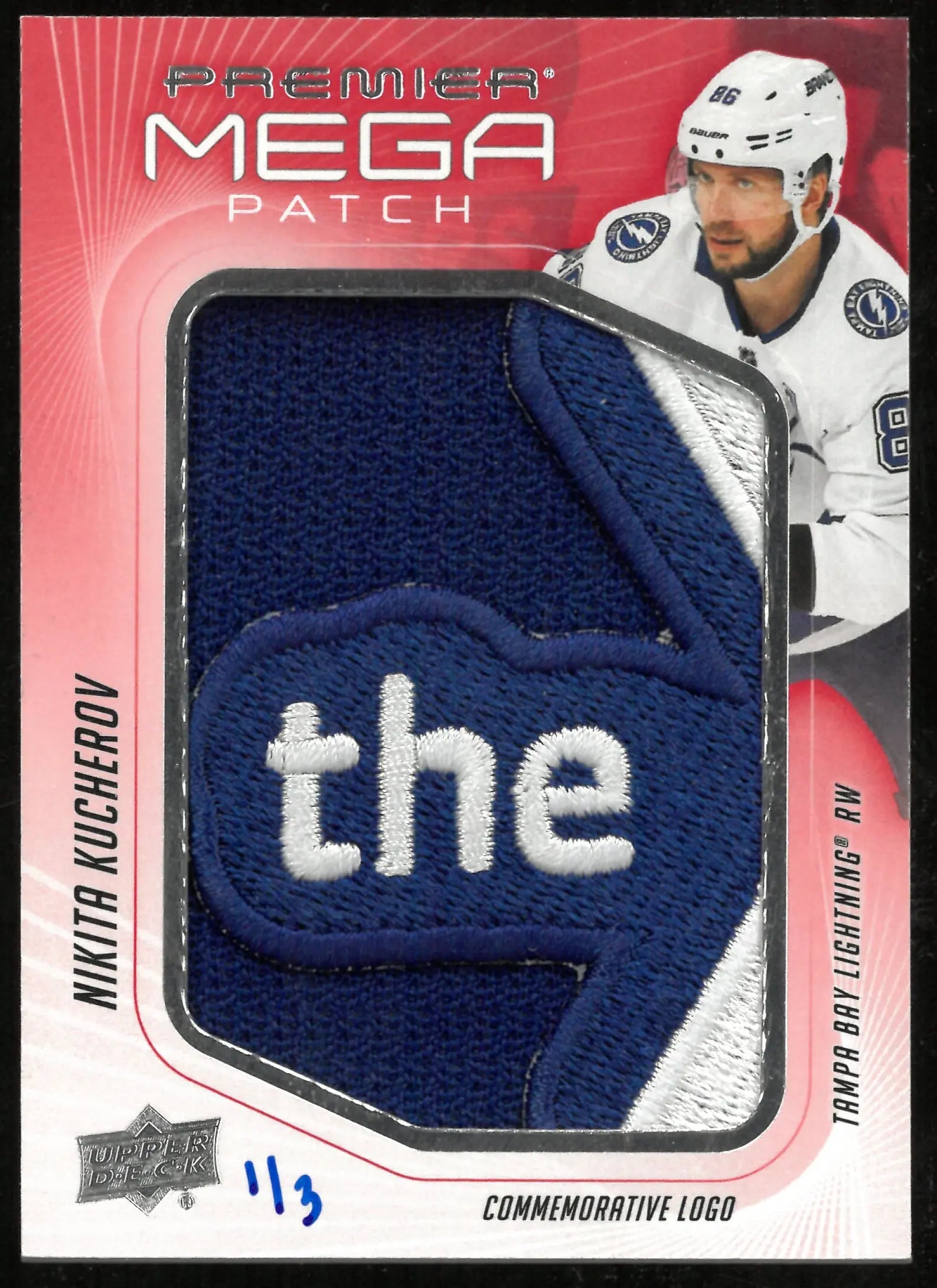 2024-25 Upper Deck Premier Mega Patch Nikita Kucherov /3 